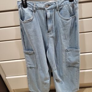 Wide leg jeans